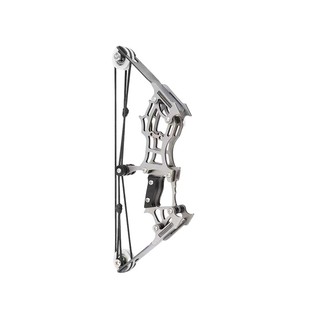 迷你弓箭玩具合金小型滑轮弓便携反曲弓儿童玩具男孩成年人复合弓