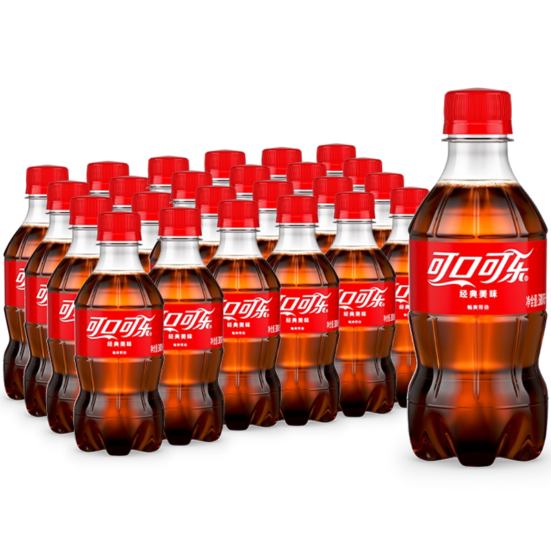 可口可乐畅爽带劲300ml*24罐