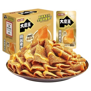 盐津铺子大魔王素毛肚18g六必居麻酱酥脆网红魔芋爽解馋小包零食