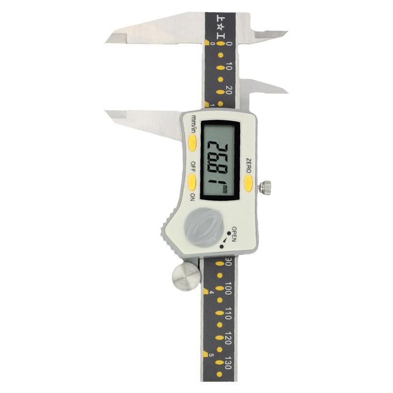 正品上海上工數(shù)顯游標(biāo)卡尺0-150 200 300mm不銹鋼帶表圓桿大屏幕