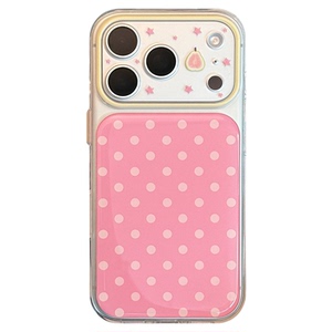 Fresh Contrast Color Polka Dots Fruit Drip Glue Full Coverage Phone Case 适用 iPhone 17 Pro Max 16