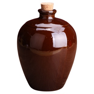 2斤陶瓷酒瓶酒坛子酒罐白酒瓶空瓶家用密封存酒罐专用土陶酒壶GZ