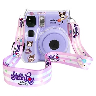 适用于拍立得MiniSE保护壳miniSE相机包相片袋透明水晶壳硅胶套防摔防尘一次成像相机壳收纳包硬壳配相片收纳