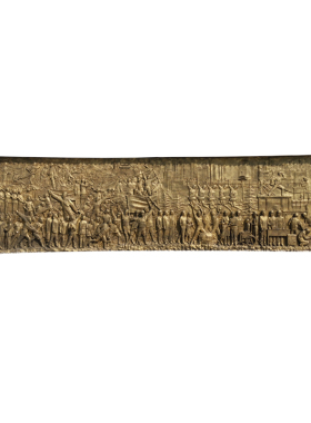 抗战胜利主题浮雕背景墙玻璃钢