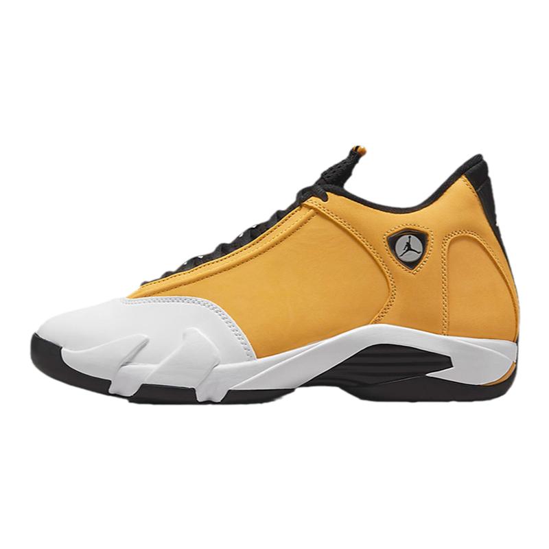 现货42运动家Air Jordan 14 Retro AJ14黑黄复古篮球鞋487471-701