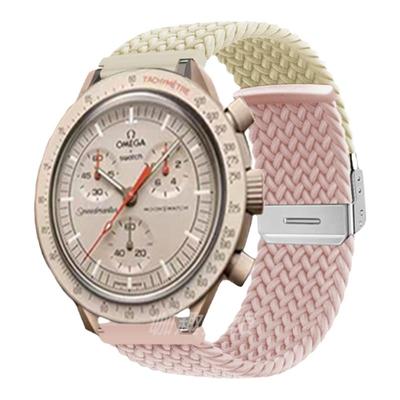 OMEGASWATCH行星拼色尼龙表带