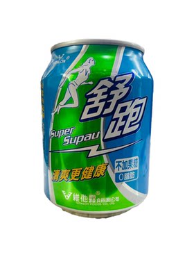 台湾维他露舒跑运动饮料245ml*1罐清爽更健康不加果糖电解质水