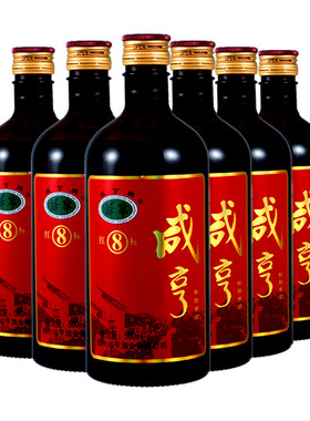 咸亨糯米黄酒500ml*12瓶整箱装