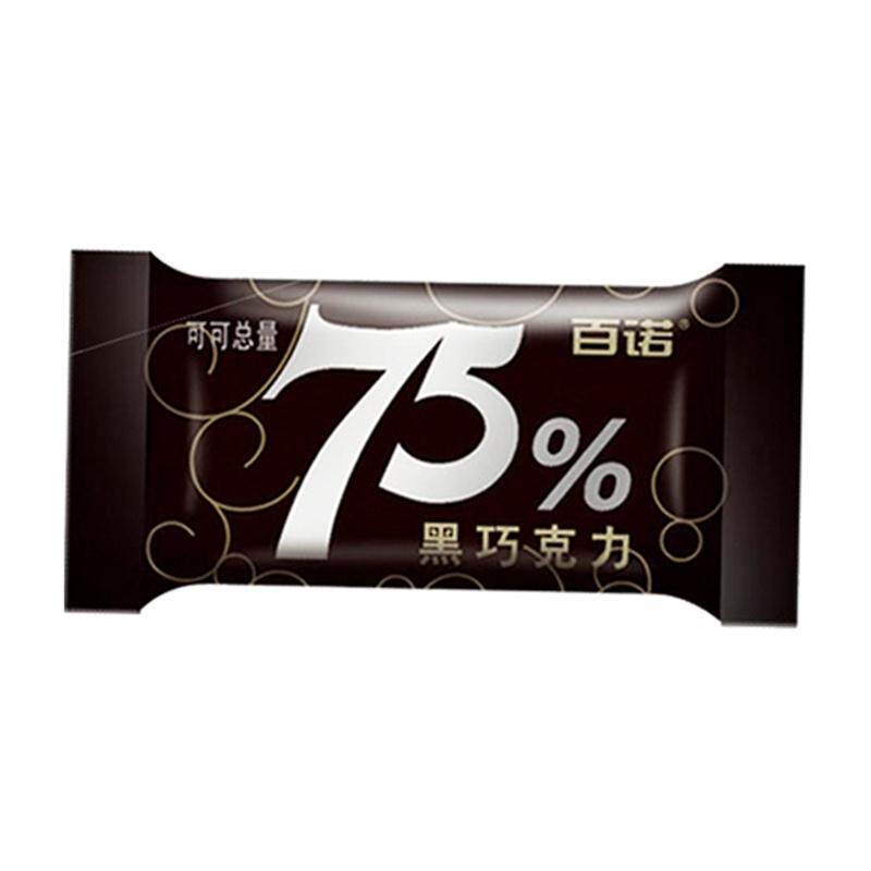 上海75%黑巧克力百诺散称500g