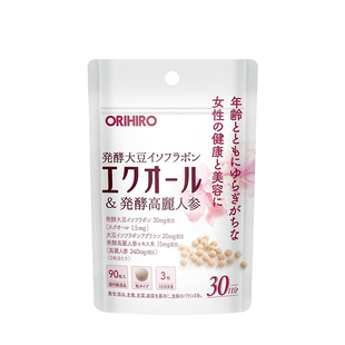 orihiro欧力喜乐雌马酚大豆异黄酮更年期女性雌激素临期效期26.8