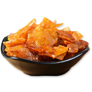 湖南平江特产文杰手撕豆皮油炸辣片麻辣魔鬼辣零食小吃小包500g装