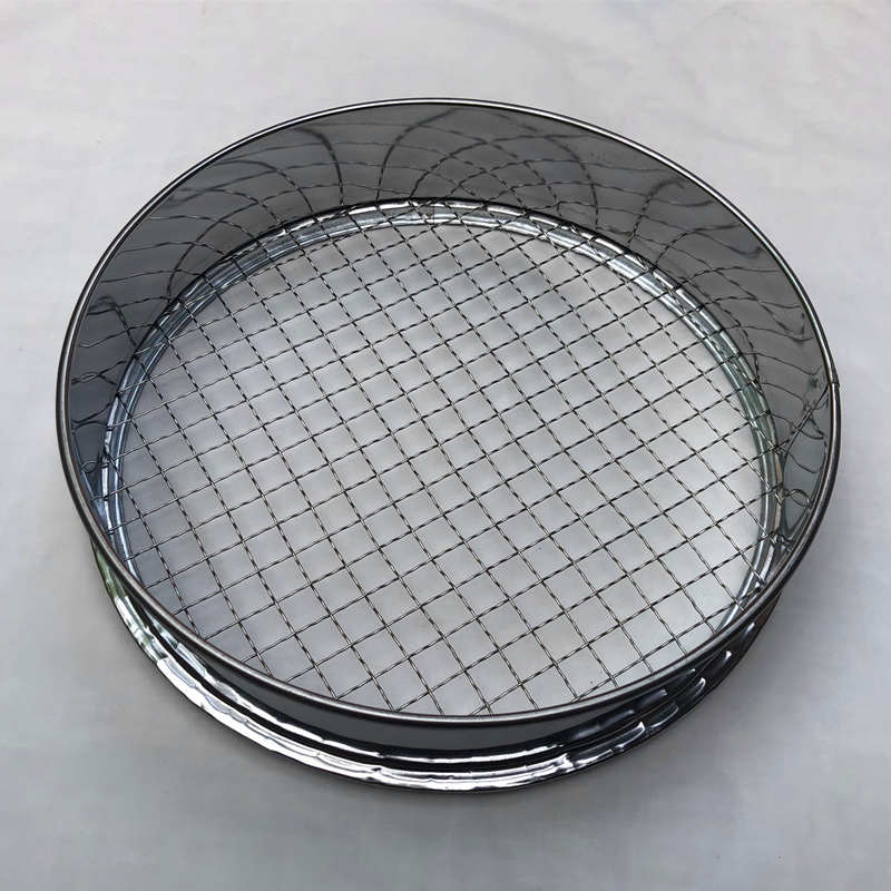 大孔筛子不锈钢筛网2 3 4 5 6 8 10目过滤颗粒筛标准分样筛土壤筛