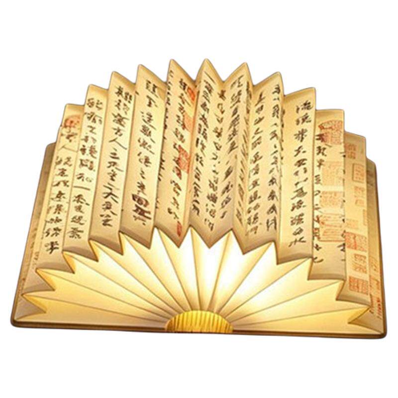 中国风创意小礼品定制书本小夜灯中式文创伴手礼送老外古风纪念品