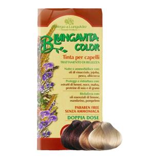 意大利进口葆缇嘉花果园无氨染发剂纯植物男女染发膏黑茶色黑色