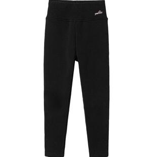 英氏儿童裤子女童保暖裤2025新款春秋季加绒打底裤女孩大童秋装