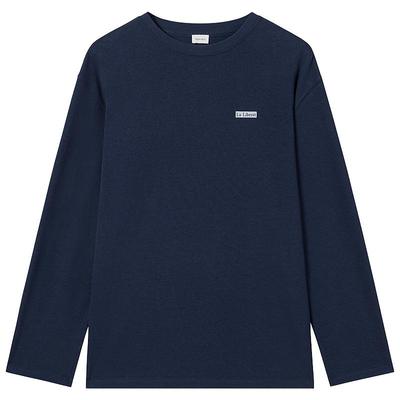 OCHIRLY欧时力麻棉印花长袖T恤