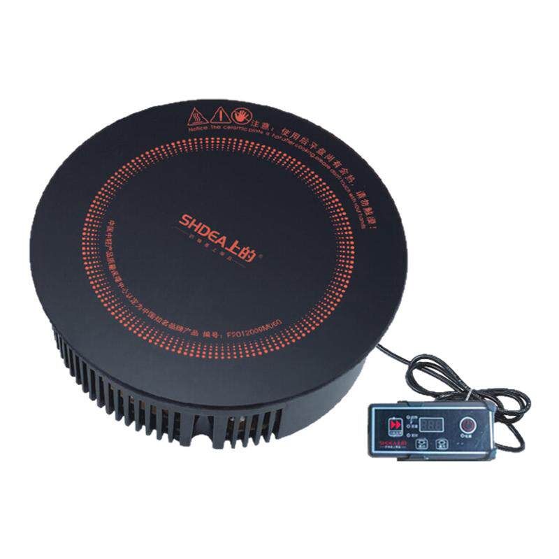 上的火锅电磁炉圆形商用800W 下沉式饭店专用镶嵌入式1000W电池炉
