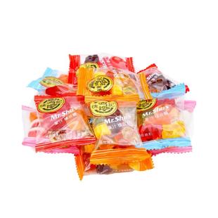 徐福记橡皮糖水果汁味qq软糖散装什锦结婚庆喜糖果怀旧休闲小零食
