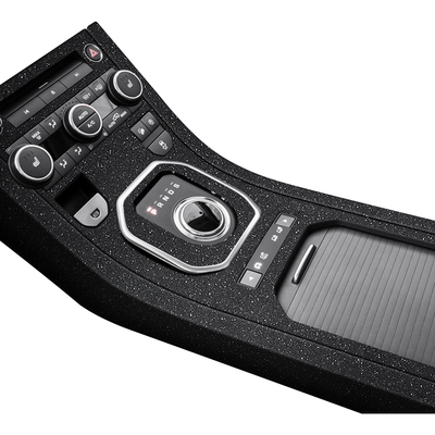 路虎极光内饰中控改装碳纤贴膜