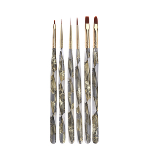 美甲水晶杆指甲油胶彩绘笔点钻光疗拉线笔渐变笔晕染画花笔工具笔