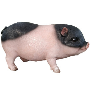 家居装饰品小猪摆件庭院花园雕塑动物模型场景小品个性礼物工艺品