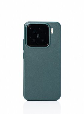 AIUV适用小米15微感皮纹手机壳xiaomi15pro防摔保护套全包科技纳米仿素皮tpu+pc原创新款高级男女外壳