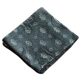 画续国风复古青莲烧花茶巾禅意茶垫家用中式茶杯隔热垫泡茶巾布艺