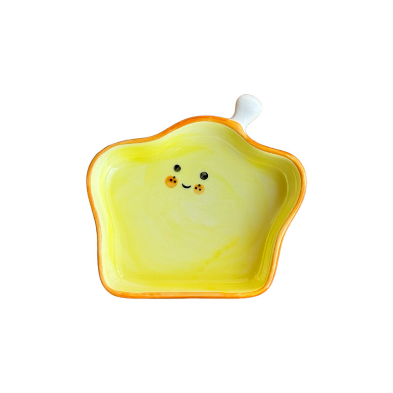 可爱少女心蘸料碟陶瓷家用调味碟