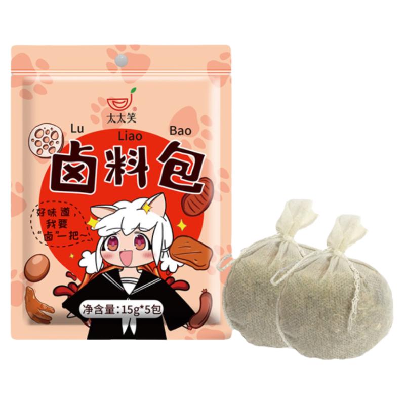 太太笑 15g*5包五香卤料包炖肉料包家庭卤小包装卤肉茶叶蛋调料包