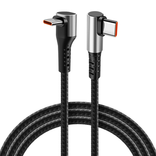 240W快充数据线Type-C立体弯头PD充电线适用苹果华为手机平板通用