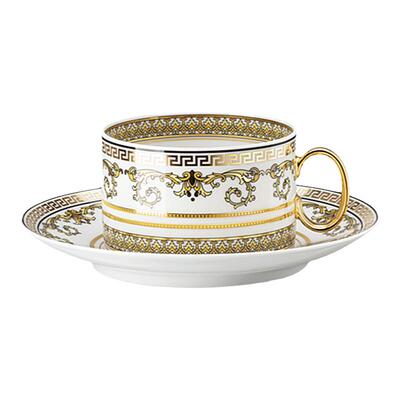 Rosenthal釉中彩瓷欧式带碟茶杯