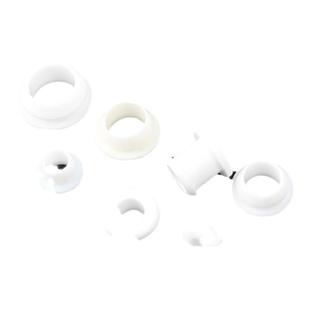 耐高温硅胶快装单面护线圈橡胶护线套配电箱柜孔塞电缆密封过线环