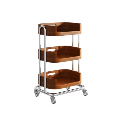 a生中古三层圆角零食收纳架