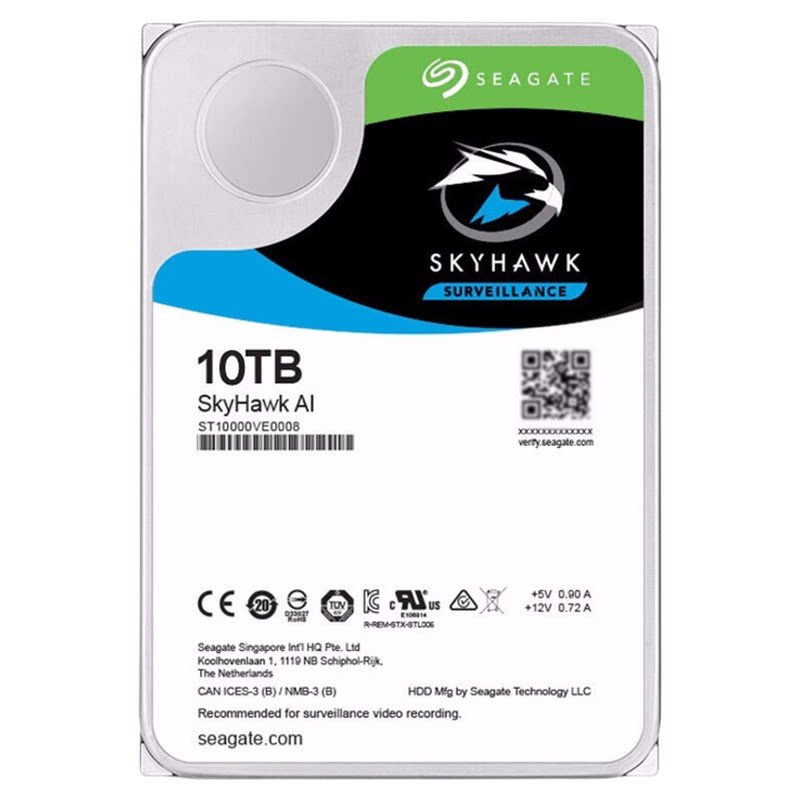 全新希捷10TB酷鹰监控垂直硬盘