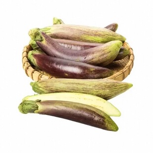 寿光高产竹丝茄苗秧面包花茄紫条纹长茄圆茄皮薄味甜水果茄子种子