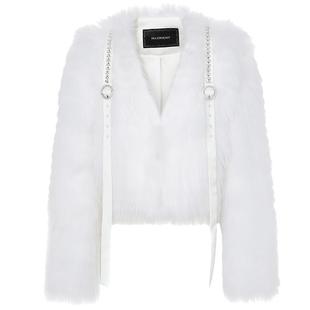 【商场同款】MAXRIENY名媛富家千金风外套冬款名媛气质貉子毛皮草