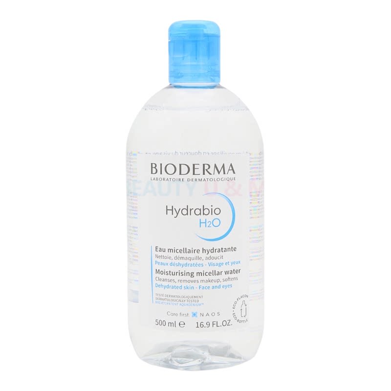 Bioderma 保湿洁面水500ml深层清洁干湿速效卸妆面部化妆清洁滋润