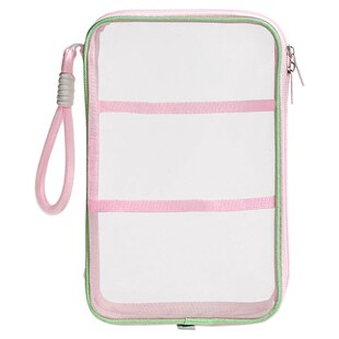 三年二班 淡彩高颜值A5文件袋拉链式A4小学初中生专用考试文具袋试卷收纳袋可装课本大容量作业补习袋手提袋