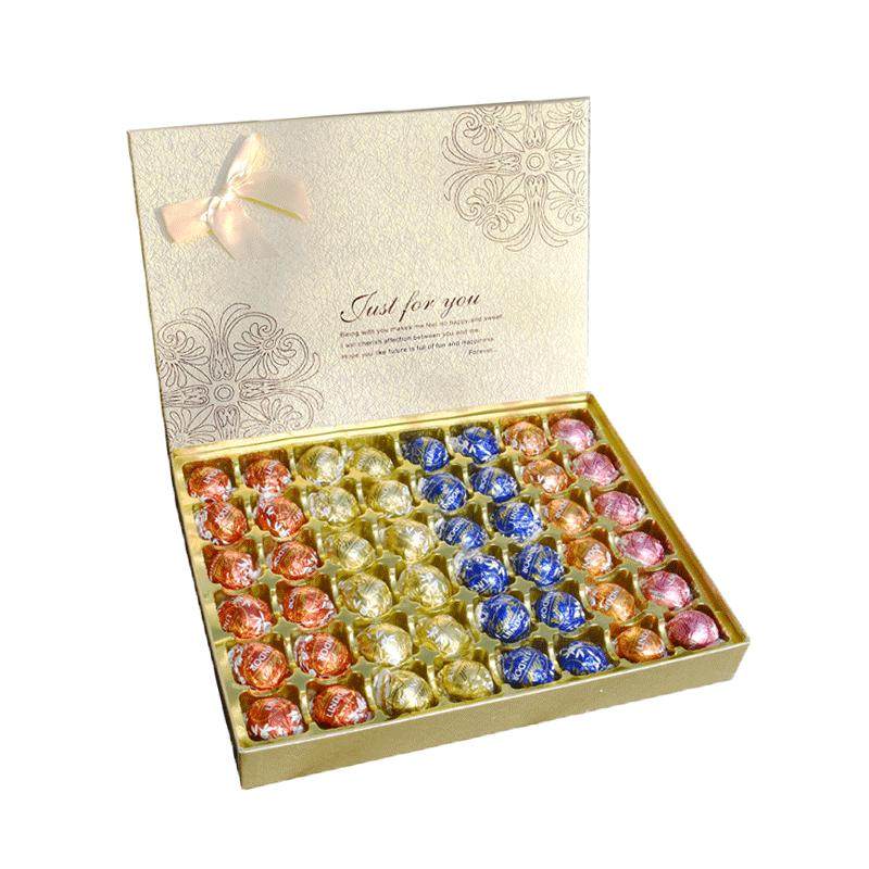 进口lindt瑞士莲巧克力精选48颗