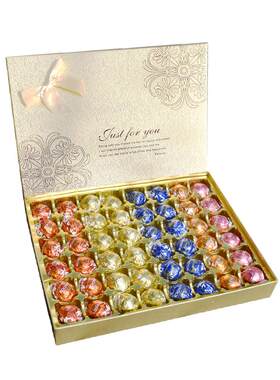 进口lindt瑞士莲巧克力精选48颗