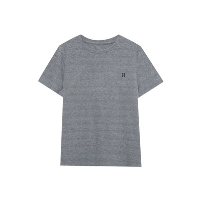 木岸muan中古日记T春秋定制320克双面磨毛短袖上衣女CQ-MJ-F8367