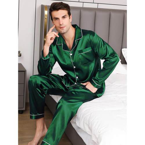 S 21710 Couple's Long Sleeve Loungewear 情侣家居服 跨境