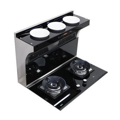 双电机分体式自动清洗集成灶