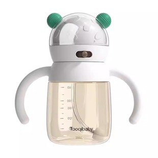 taoqibaby学饮杯婴儿6个月以上一岁宝宝水杯鸭嘴吸管杯儿童喝奶瓶