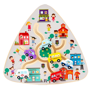 6-12个月婴幼儿童绕珠早教玩具1一2岁半宝宝蒙特梭利益智蒙氏教具