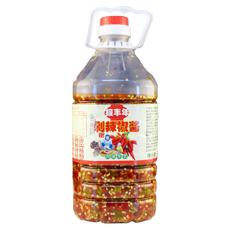 湖南5斤大瓶青红椒蒜蓉辣椒酱