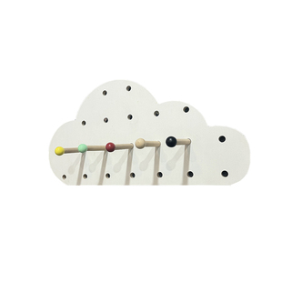 实木洞洞板配件通用定制木质火柴棍小木棒专用挂钩圆孔置物架木棍