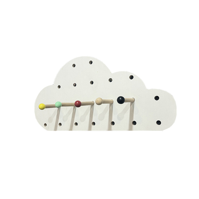 支持定制定做圆孔实木洞洞板配件