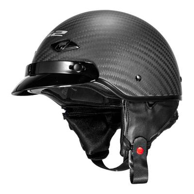 LS2碳纤维复古摩托车盔可装蓝牙