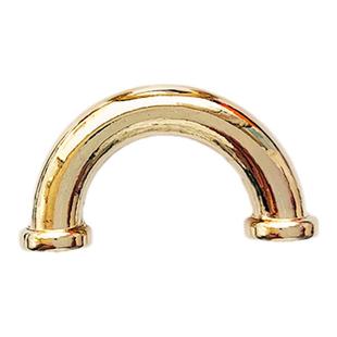 包包配件五金金属扣女包可拆螺丝拱桥 皮具D字扣高档加厚半圆拱桥